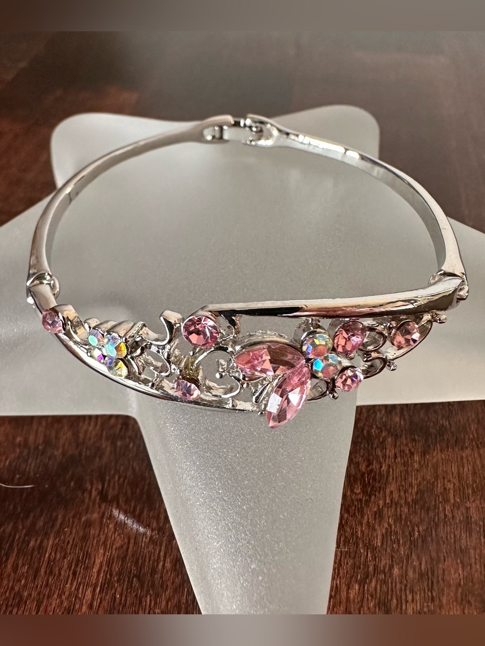 Rhinestone Y2K bangle bracelet